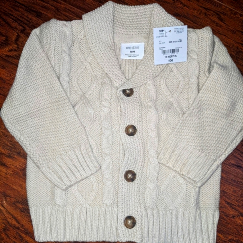 Okie Dokie 18 Month Sweater Jacket